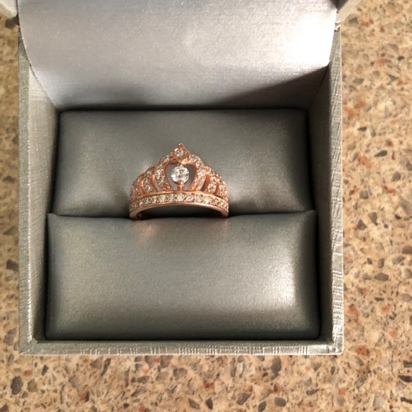 Charmed Aroma Jewelry - Charmed Aroma Rose Gold Crown Ring Size 7
